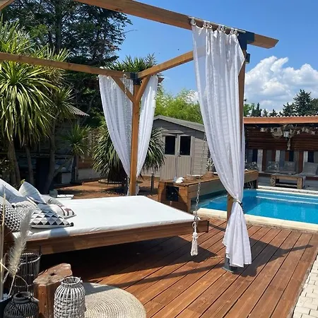 Terrace Swimming Pool Quiet Expo Park Holiday home